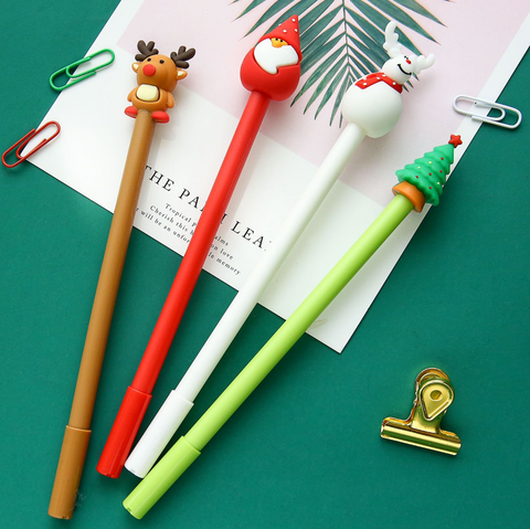 Father Christmas Gel Ink Pen Black 0.5mm