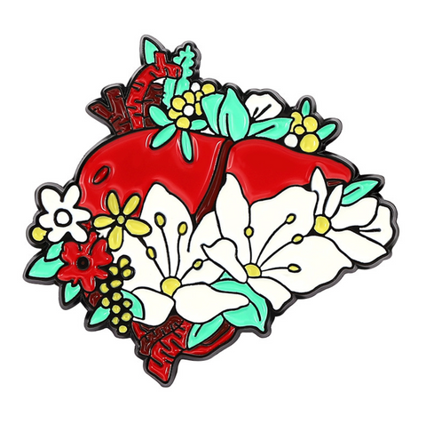Female Flowers Pin