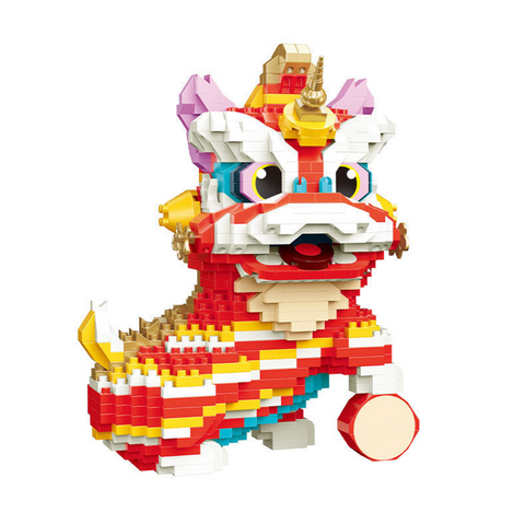 Chinese Lion Building Block