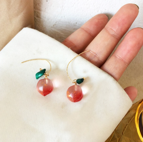 Peach Earring