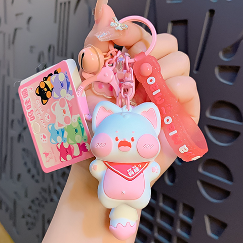 Screaming Fox Keychain