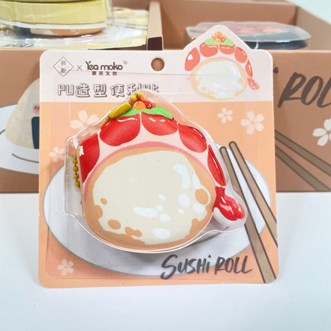 Sushi Roll PU Sticky Notes