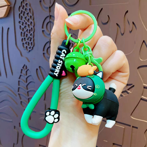 Cat Story Keychain