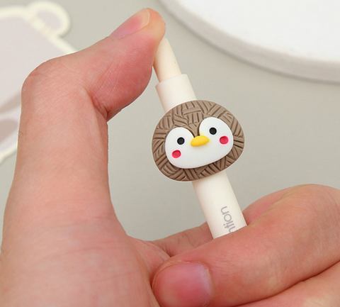 Brown Forest Friends Gel Ink Pen Black 0.5mm