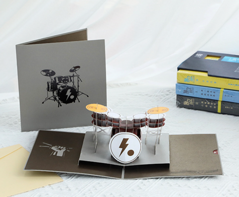 Pop Out Card Drums