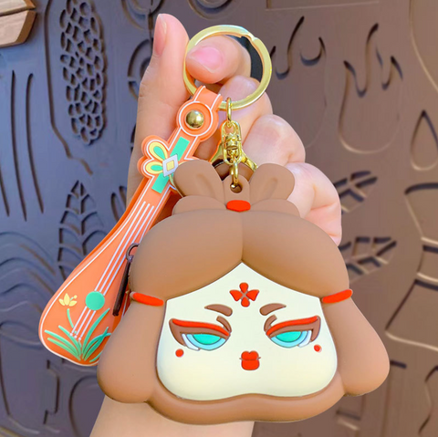 Court Lady Mini Pouch Keychain