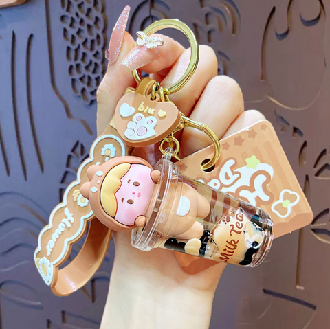 Milk Tea Keychain