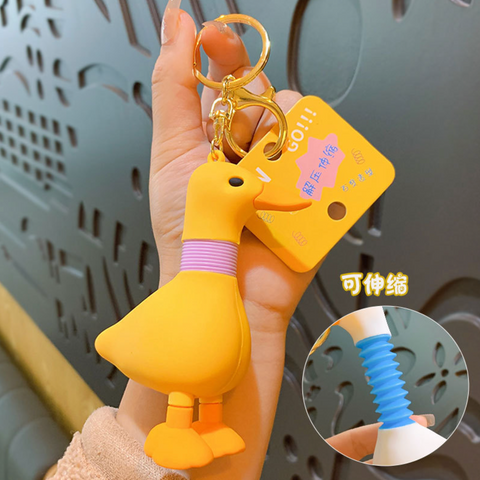 Long Neck Goose Keychain