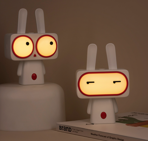 Round Side Eye Rabbit Nightlight