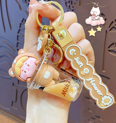 Milk Tea Keychain