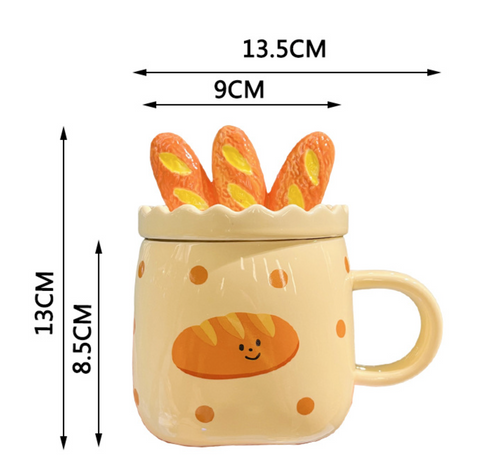 French Pastries Ceramic Mug