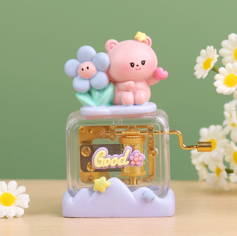 Sanrio Music Box Statue - Pink Bear