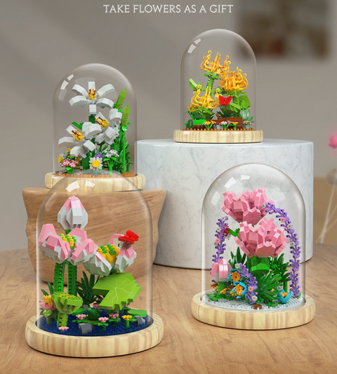 Floral Art Terrarium Building Block