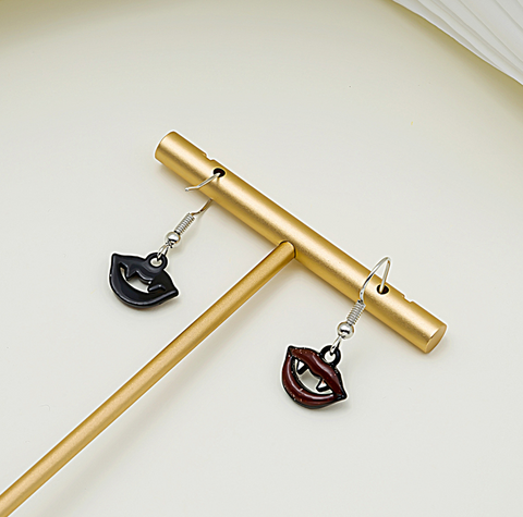 Vampire Teeth Dangle Earring