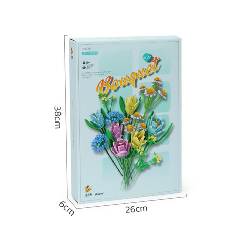 Panlos Flower Bouquet Building Block