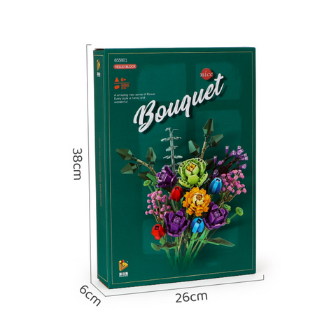 Panlos Flower Bouquet Building Block