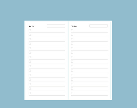MINI Travellers Notebook Inserts