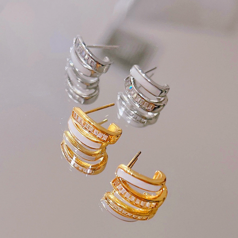 Double Layer Moonlight Earring