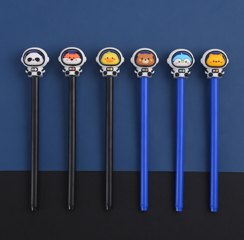 Space Team Gel Ink Pen Black 0.5mm