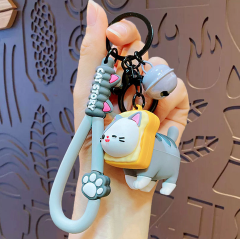 Cat Story Keychain