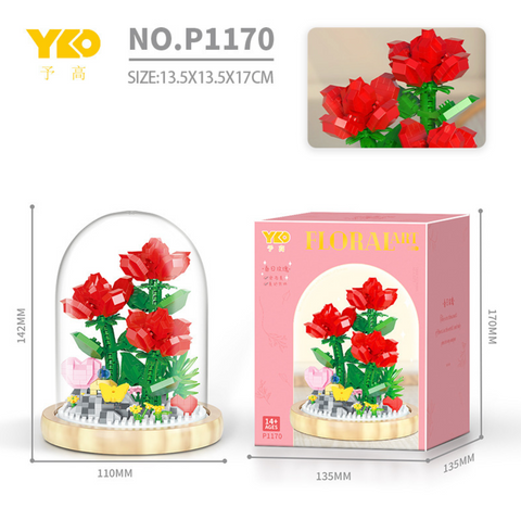 Floral Art Terrarium Building Block