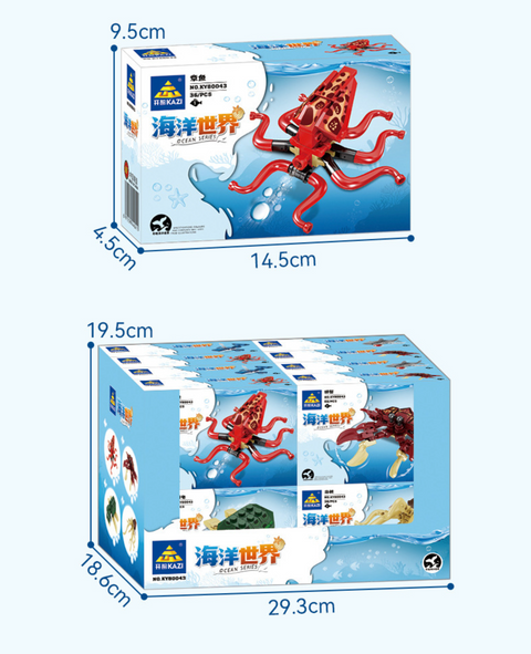 Kaizhi Sea Animals Series Building Blocks Ocean 3