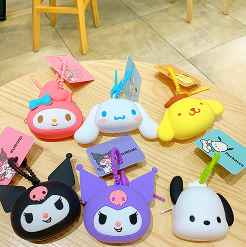 Sanrio Mini Pouch Storage Keychain