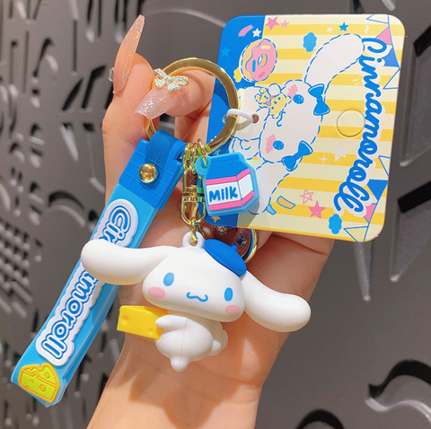 Cinnamonroll Dessert Keychain