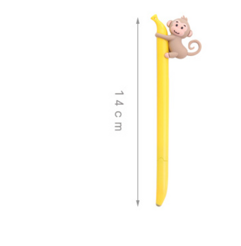 Monkey Gel Ink Pen Black 0.38mm