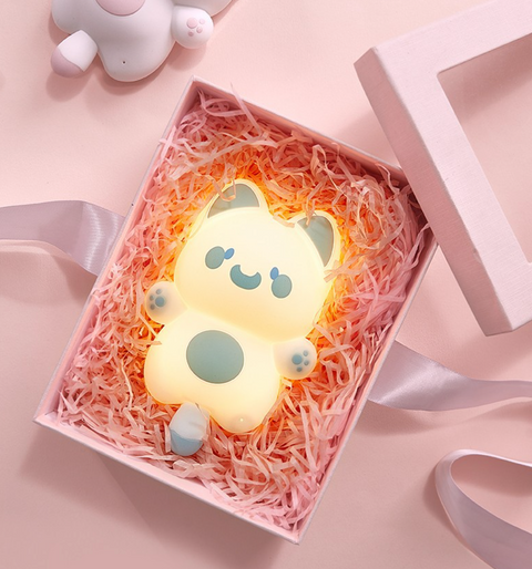 Screaming Cat Nightlight- Pink