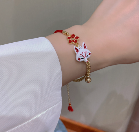 Japanese Red Fox Bracelet