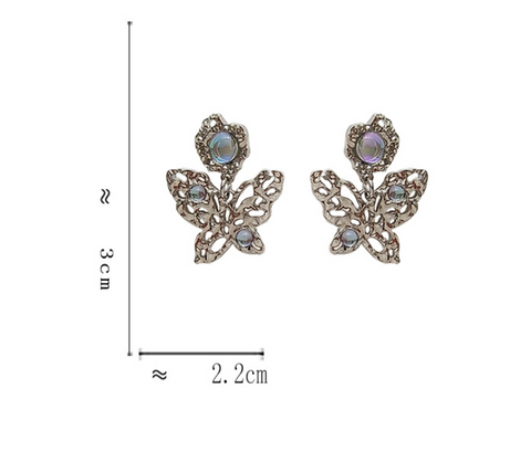Butterfly Stone Earring