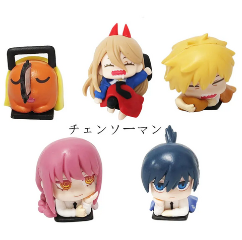 Chainsaw Man Sleeping Statues