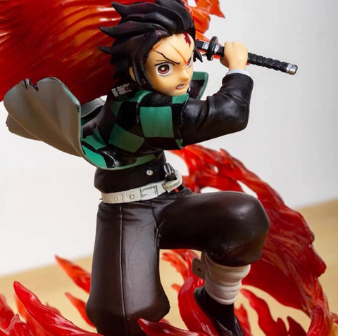 Demon Slayer Tanjiro Fire Statue
