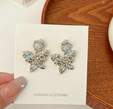 Butterfly Stone Earring