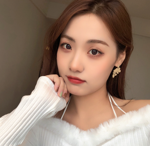 Brushed Leaves Earring