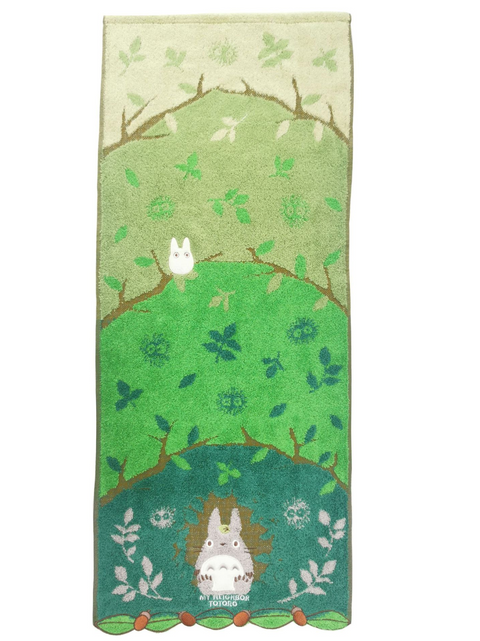 Totoro Green Leaves Towel 60*120
