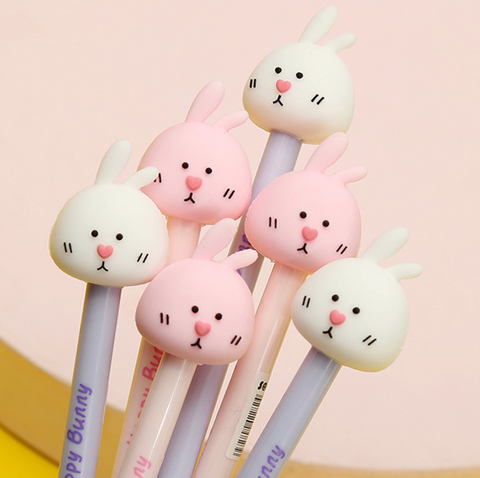 Happy Bunny Gel Ink Pen Black 0.5mm