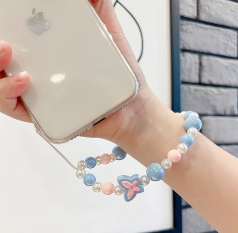 Pearl Butterfly Cellphone Charm