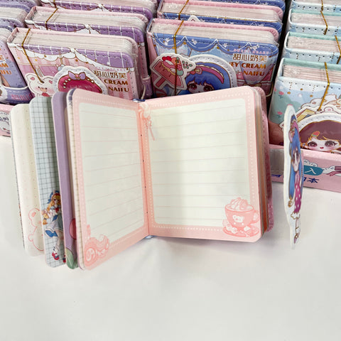 Sweetheart Milk Mini Hardcover Notebook