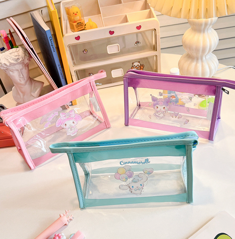 Hello Kitty Transparent Pencil Bag