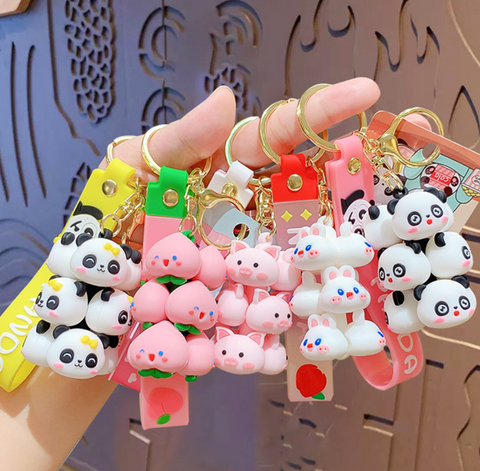 Cute Heads Keychain