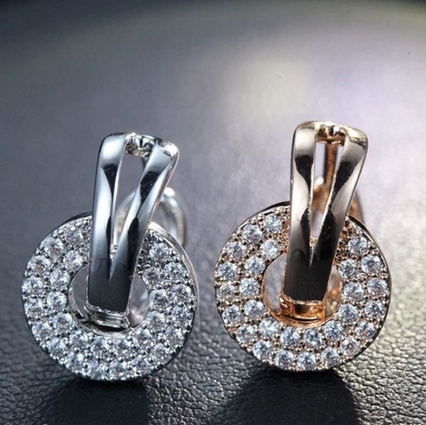 Micro Stud Crystal Earring