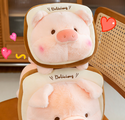 Delicious Piggy Toast Plush 35cm