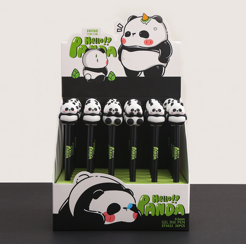 Hello Panda Gel Ink Pen Black 0.5mm