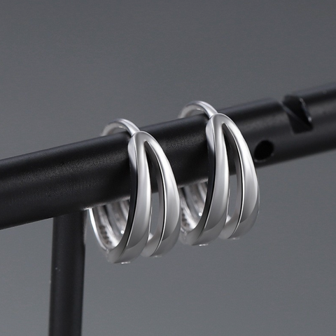 Double Arc Earring