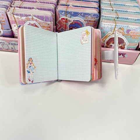 Sweetheart Milk Mini Hardcover Notebook