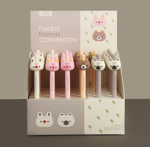 Forest Friend Convention Gel Ink Pen Black 0.5mm