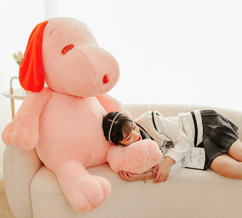 Pink Snoopy Plush 50cm