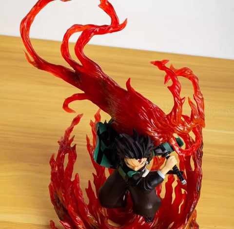 Demon Slayer Tanjiro Fire Statue